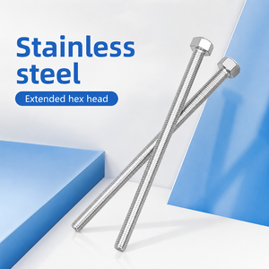 Extra Long 304 Stainless Steel Hex Bolt Screw Rod Custom Fastener