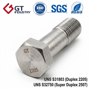 2205 Duplex Steel Heavy Hex Bolts | Stop Flange Leakage & SCC, NACE MR0175 for Offshore Piping