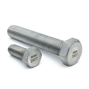 Nickel Alloy Bolts Monel 400 C276 ASTM B574 DIN 931 Hex Bolts