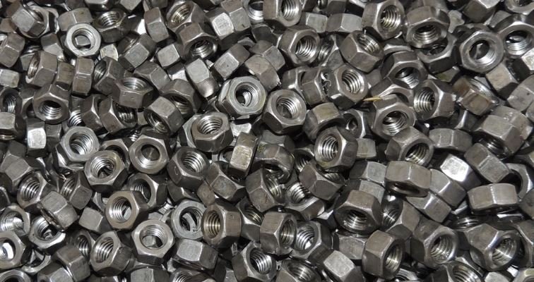 Industrial Heavy Hex Nuts Stockpile at Stud Bolt India